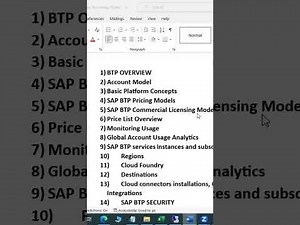 SAP BTP ADMINISTRATION