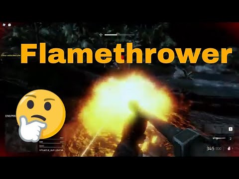 Flamethrower update rolling thunder-Roblox