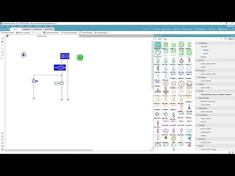 Hydraulic axis modelling and coupling to PLCSIM Advanced