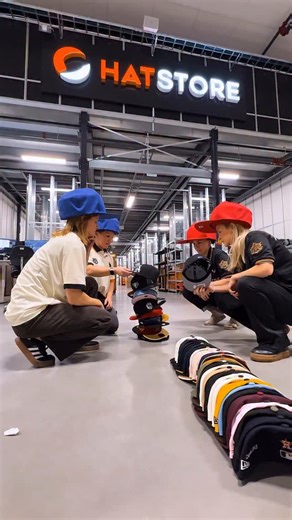 Hatstore OS is officially ON 🔥 First event: Cap stacking. Who wins this? 👀 | Hatstore