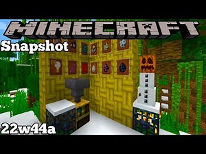 Minecraft Snapshot 22w44a Review and Showcase