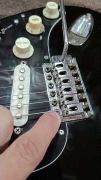 Consejo: ¿Por qué no usar la palanca en Stratos baratas? #puente #guitarra #stratocaster