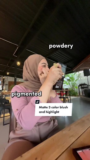 Blush & highlight to-go ter fav! Compact banget ❤️ #ushascosmetics #blushon #highlighter