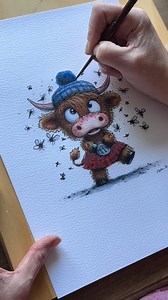 75K views · 2K reactions | The famous Highland midge #midge #westhighlandway #highlands #scotland #glasgow | Helen Clark Art | Facebook