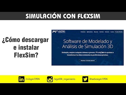 ¿Cómo descargar e instalar FlexSim?