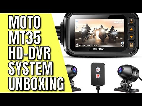 Motorcycle DVR Camera MT35 HD Front and Rear Recording MotoVlog