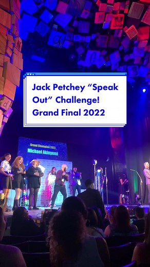 Grand Final of the Jack Petchey “Speak Out” Challenge