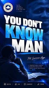 WHO REALLY IS MAN The Truth Most People Have Never Understood Pastor Lawrence Agge