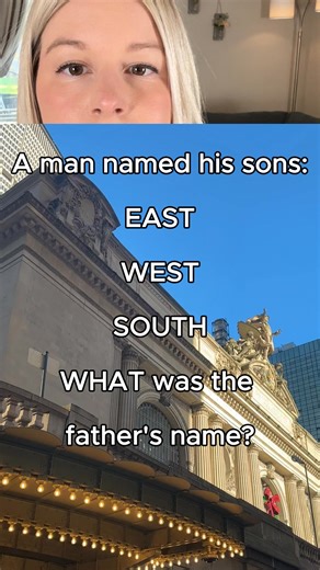 What was the father's name? #riddles #reels Produced by Network Media & Tiffany and Drake | It's Comedy Skits and Helpful Tips