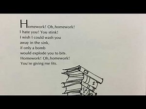 The Poem "Homework! Oh, Homework!" by Jack Prelutsky