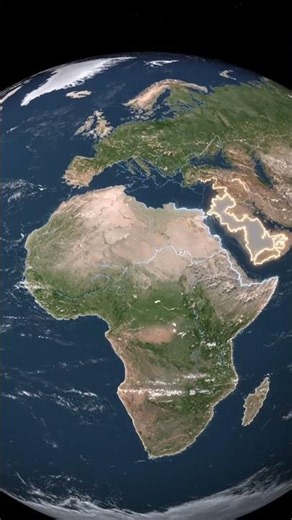 Africa is BIGGER than the US, China & India combined 🌍🗺️ #didyouknow #facts #geographyfacts