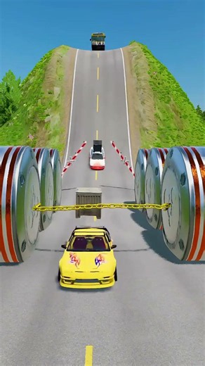 Car VS Hydraulic Column #Car Animation #Car Simulator #Decompression Game #Simulation Game tangtocl