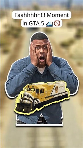 The NEW Way to Stop the Train in GTA 5! 🚂😱 #gta5