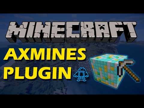 Auto resetting mines in Minecraft with AxMines Plugin