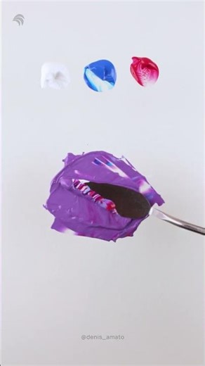 Magenta + Cyan + White = ? 💜 Satisfying Color Mixing ASMR