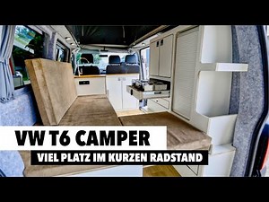 VW T6 Conversion // Plenty of space in a small area