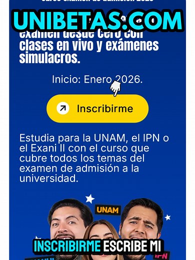 Curso de ingreso a la UJAT 2026: ¡inscríbete hoy!