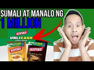 PAANO SUMALI AT MANALO NG 1 MILLION PESO SA KOPIKO UNLICASH ARAW-ARAW PROMO