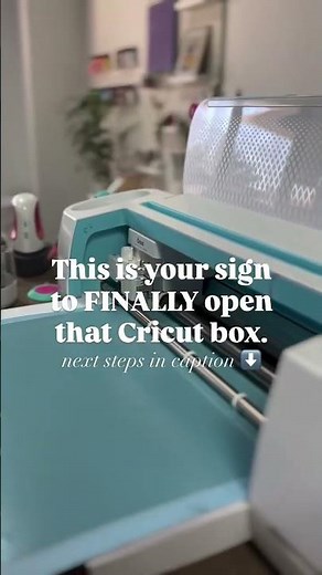 The box has been sitting there long enough and you know it. 📦🩷 #cricut #crafts #mgl #3daychallenge