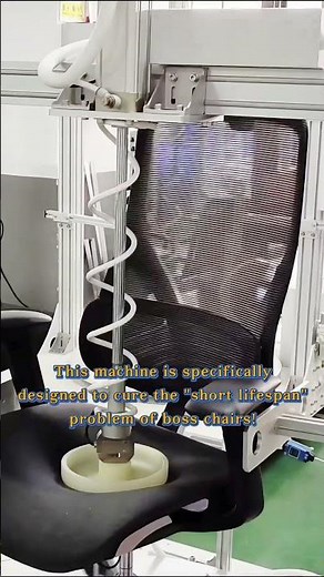 Office chair rotation life test device detect the lifespan shortcoming within one day. #machine