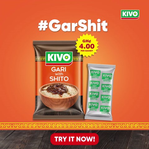 Kivo Gari with Shito: Quick Meal, Ghanaian Taste