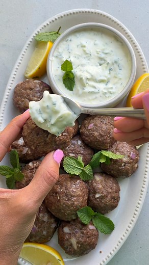 621K views · 492 reactions | RECIPE: https://feelgoodfoodie.net/recipe/greek-meatballs/ These Greek meatballs are an easy and delicious way to change up your meatball routine! | Feel Good Foodie | Facebook