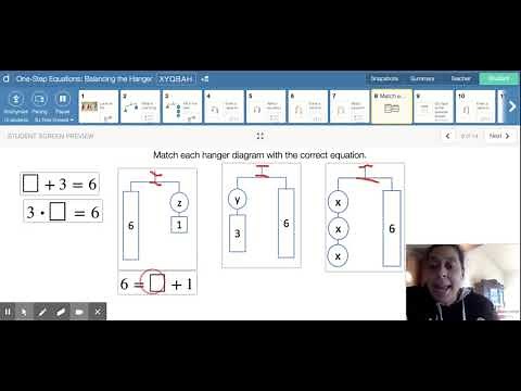 One-Step Equations: Balancing the Hanger • Teacher Dashboard