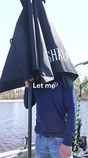It’s Time to toss the Side Poles and Tie Downs for the First Center Pole Shade Tool for Boats💪 | O'Fishal Pro