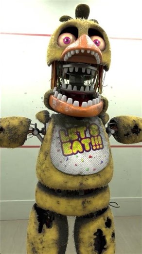 Withered Chica FNaF 2 Movie Character Showcase