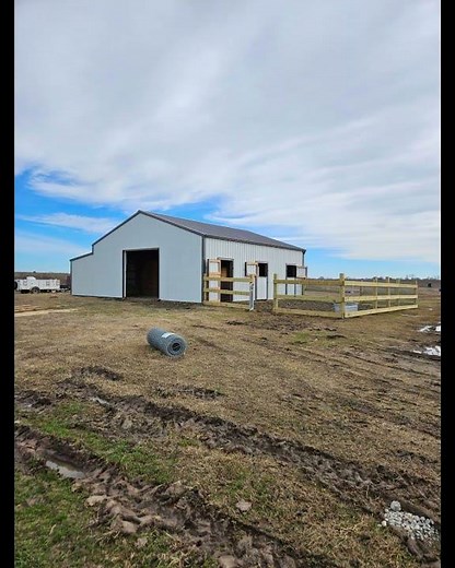 Custom Built Horse Barn with Stalls & Tack Room - J&J Chapman Construction