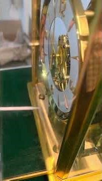 Leveling an Atmos Clock without the spirit level.