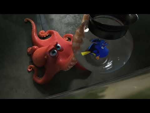 Mr. Octopus Takes Dory to Office | Dory Reads the Map | Dory Remembers (Finding Dory Scene 18)