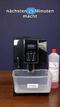 Descaling the DeLonghi Dinamica | Step-by-step instructions