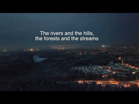 Snowman / Walking in the Air with Lyrics - Mavic Pro 4K