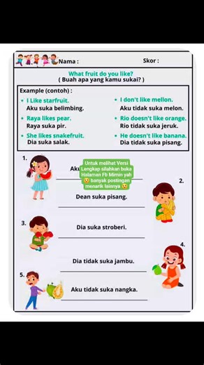 LKS bahasa Inggris Kelas 2 SD #lks #bahasainggris #lkpd #worksheet #pgsd #gurusd | JALUR PPG