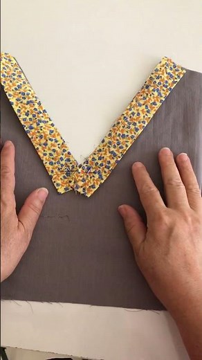 How to Sew a V-Neck the Easy Way
