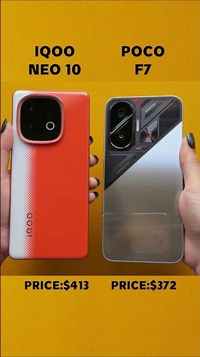 POCO F7 vs iQOO Neo 10 – Full Comparison 🔥