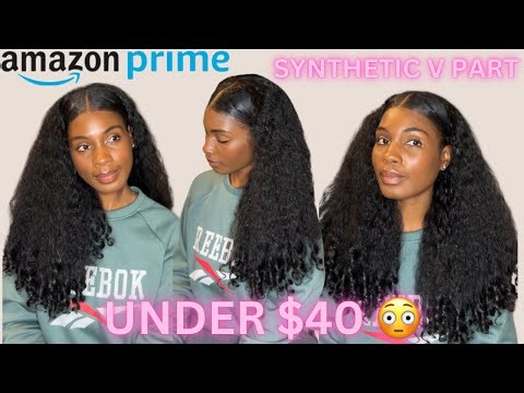 I Tried the VIRAL Amazon Afro V Part Wig Everyone’s Talking About! | Easy Glueless Wig Review 📌