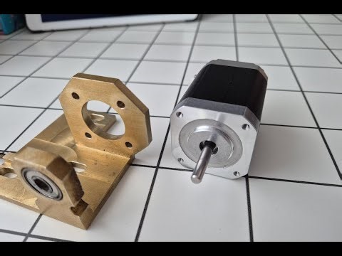 Epilog Laser Rebuild 7: Adapting the motor mounts