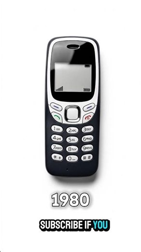 The Evolution of Mobile Phones #thenandnow #evolution