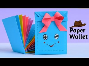 How to make paper wallet | Origami paper money bag | DIY paper purse | step by step paper wallet