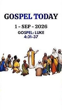 📜Gospel Reading - 1 September 2026 #gospel