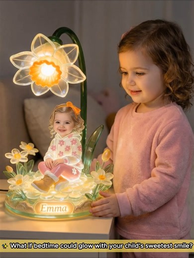 Kid Birth Month Flower Night Light Vibes #KidsNightLight #BirthMonthFlower #PersonalizedNightLight #NurseryDecor #FloralKidsDecor #CustomGiftForKids #SoftGlowDecor #MeaningfulGift
