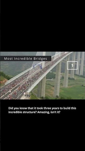 The Millau Viaduct in France