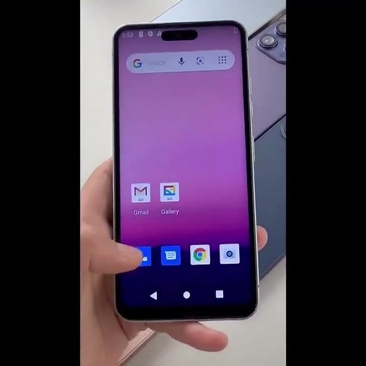 5G global unlocked smartphone, 6.8-inch large touchscreen screen phone