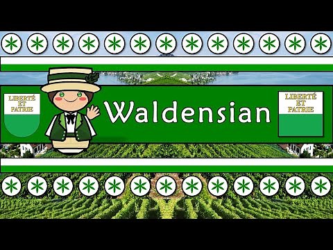 The Sound of the Franco Provençal / Arpitan language-Waldensian dialect (Numbers, Greetings, Words)