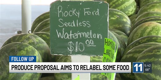 Produce proposal aims to relabel some food