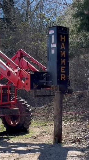 Danuser Hammer SM40 in ACTION #danuser #fencing #farmlife