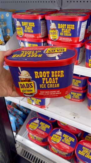 YUM! Dad’s Root Beer Float Ice Cream found at Walmart! 🍺 🍨 😋 #Hip2Save #summervibes | Hip2Save
