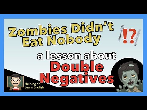 Double Negatives ❌❌= ✅English Grammar Guide - What's a Double Negative? Useful English Tips & Rules!